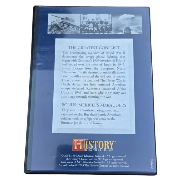 World War II DVD The Greatest Conflict History Channel Club WW2 WWII Movie 2003 - Picture 2 of 6